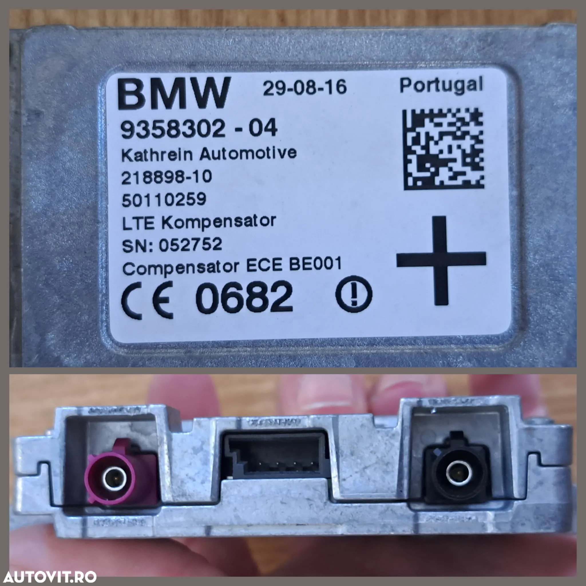 Modul ECU calculator unitate airbag senzor impact modul compensator ECE kompensator LTE originale BMW G30 G11 G12 - 7