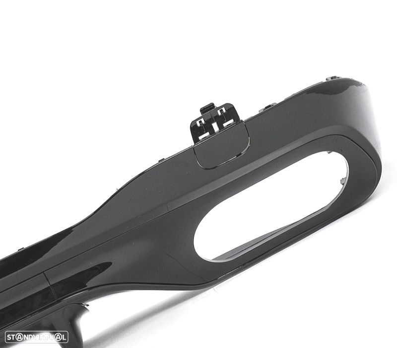 DIFUSOR MERCEDES W206 AMG 21- LOOK C43 + PONTEIRAS DE ESCAPE PRETAS - 7