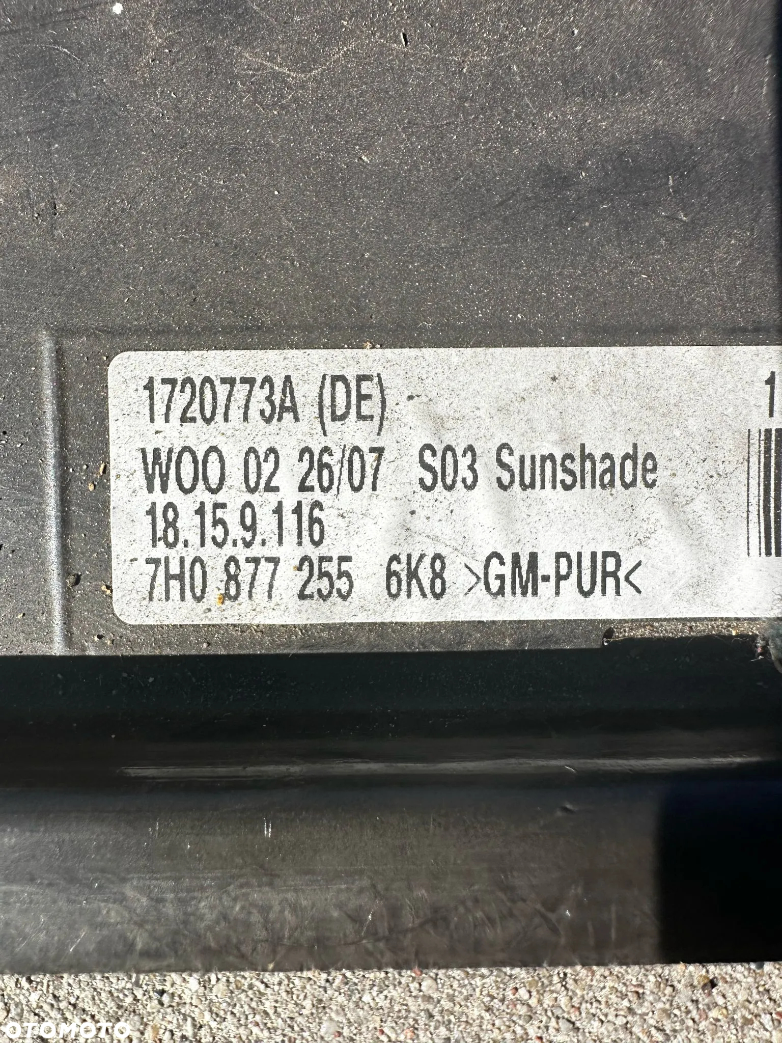 Szyberdach Kompletny VW T5 7H0877041C - 4