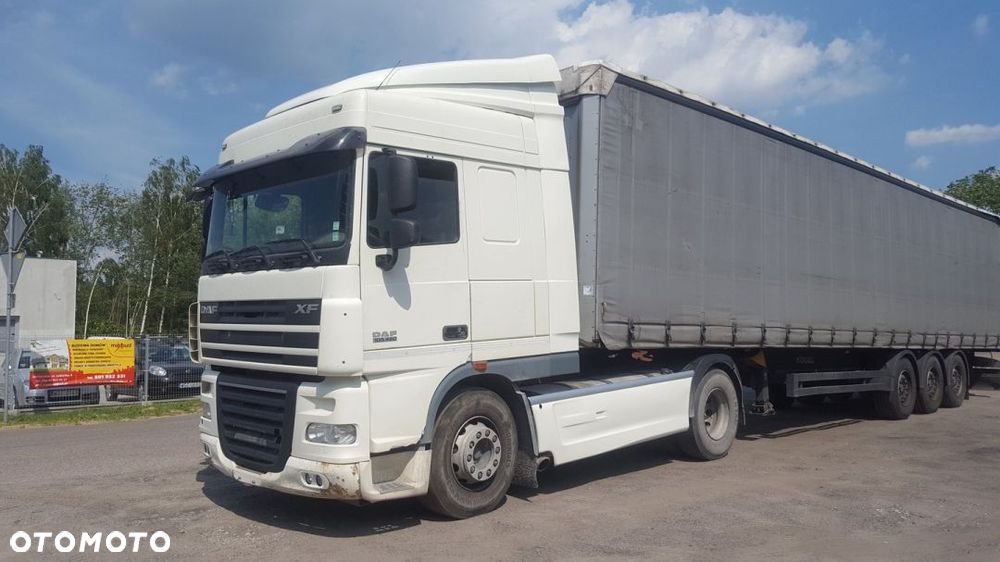 DAF XF 105 zabudowy międzyosiowe spojlery spoilery osłony owiewki - 11