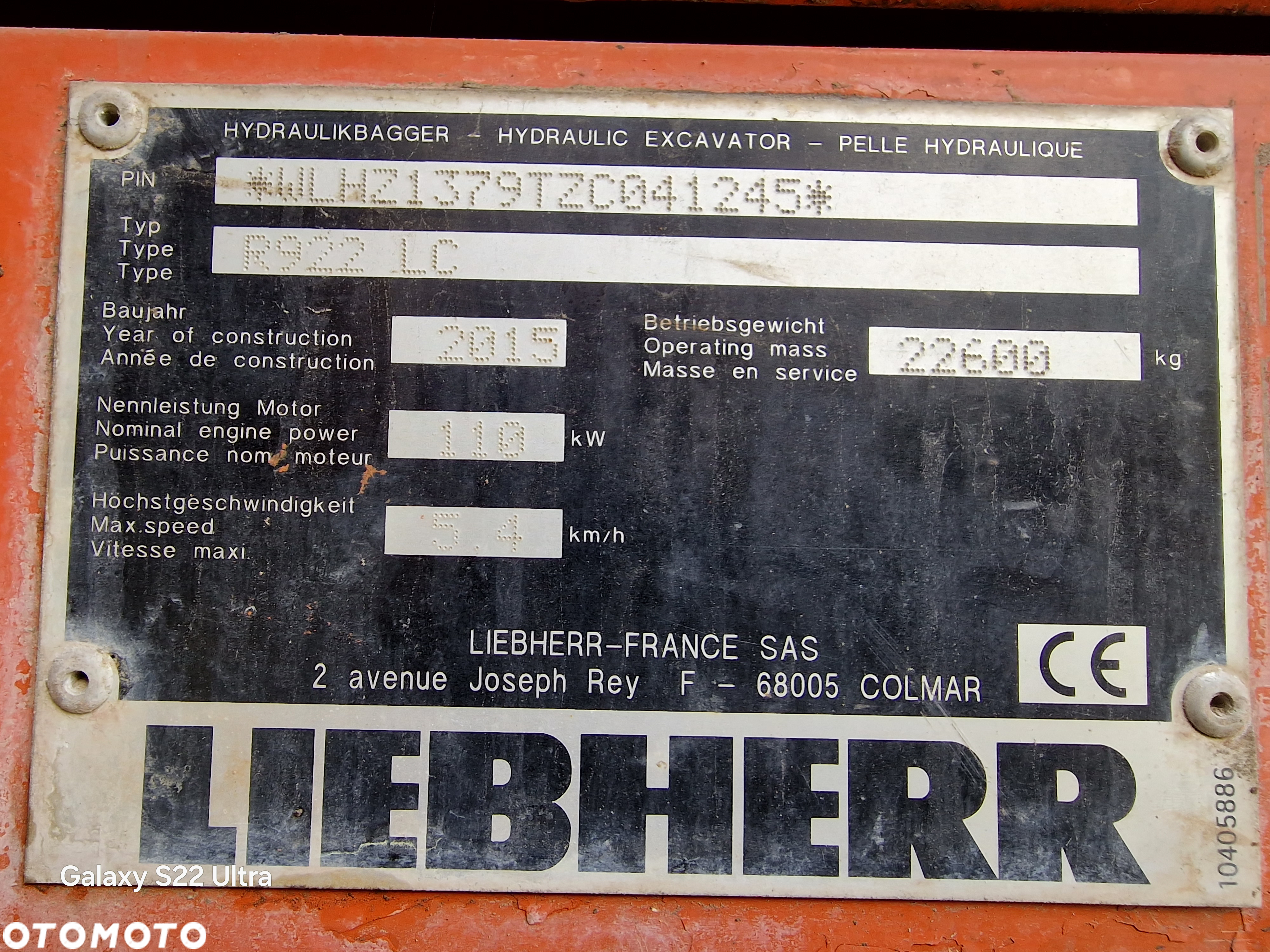 Liebherr 922 - 7