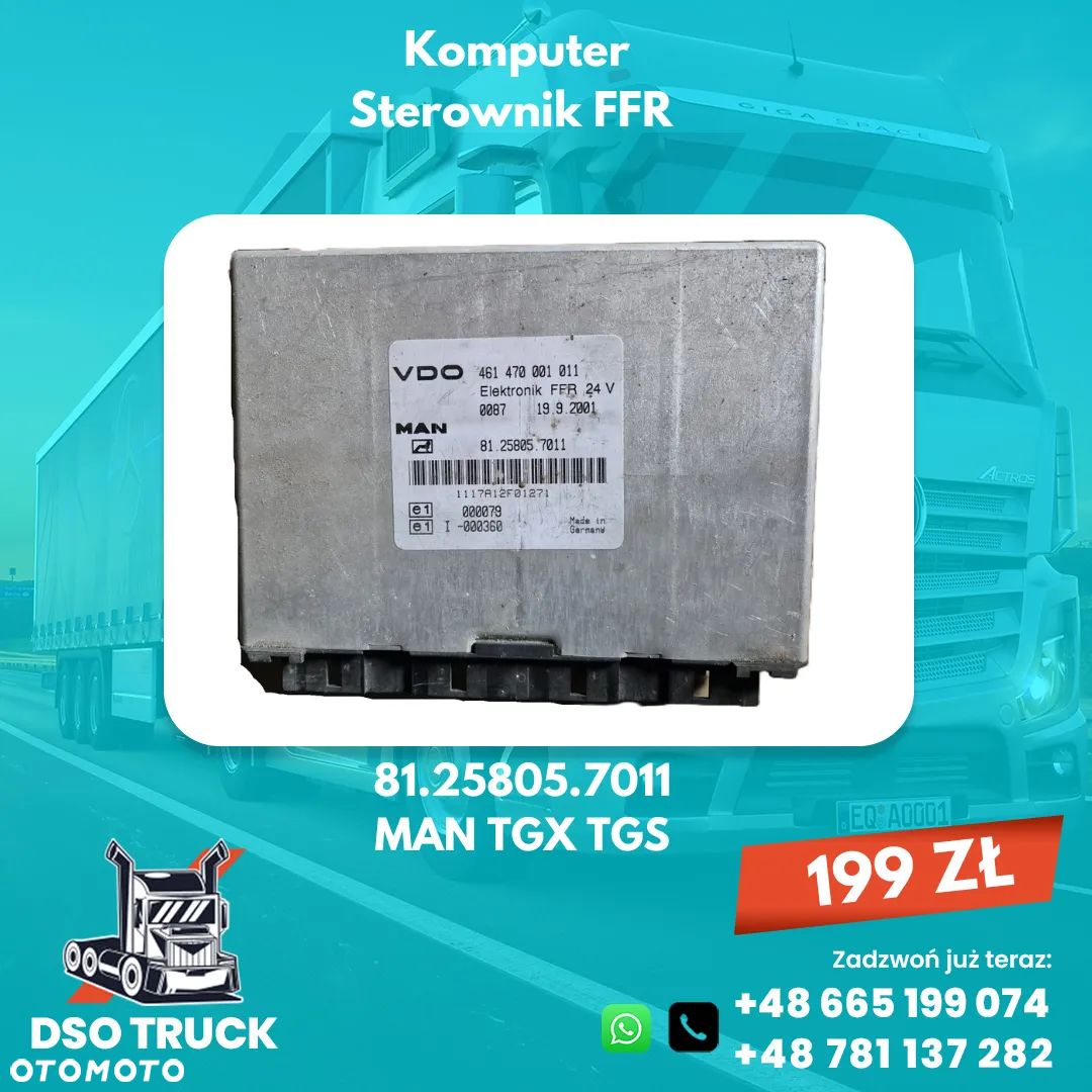 Komputer Sterownik FFR 81.25805.7011 MAN TGX TGS - 1