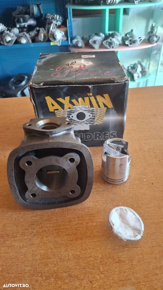 Kit cilindru piston  Scuter piaggio 50cc(răcire apa) - 1