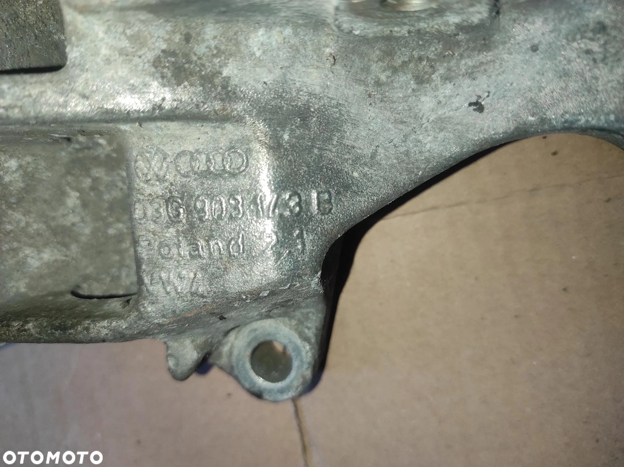 ŁAPA OSPRZĘTU MOCOWANIE ALTERNATORA AUDI A4 B6 1.9 TDI 03G903143B - 2