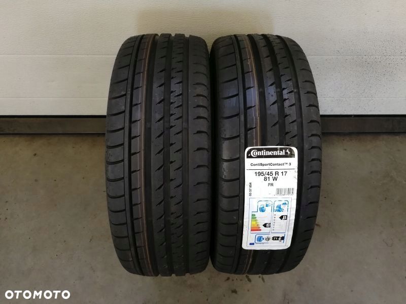 Opony letnie 195/45 R 17 Continental ContiSportContact 3