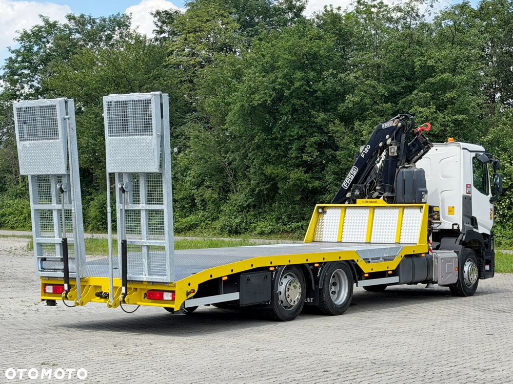 Renault T 380 * LAWETA 7,40 m * FASSI F120 B.2.22 + PILOT * STAN BDB - 12
