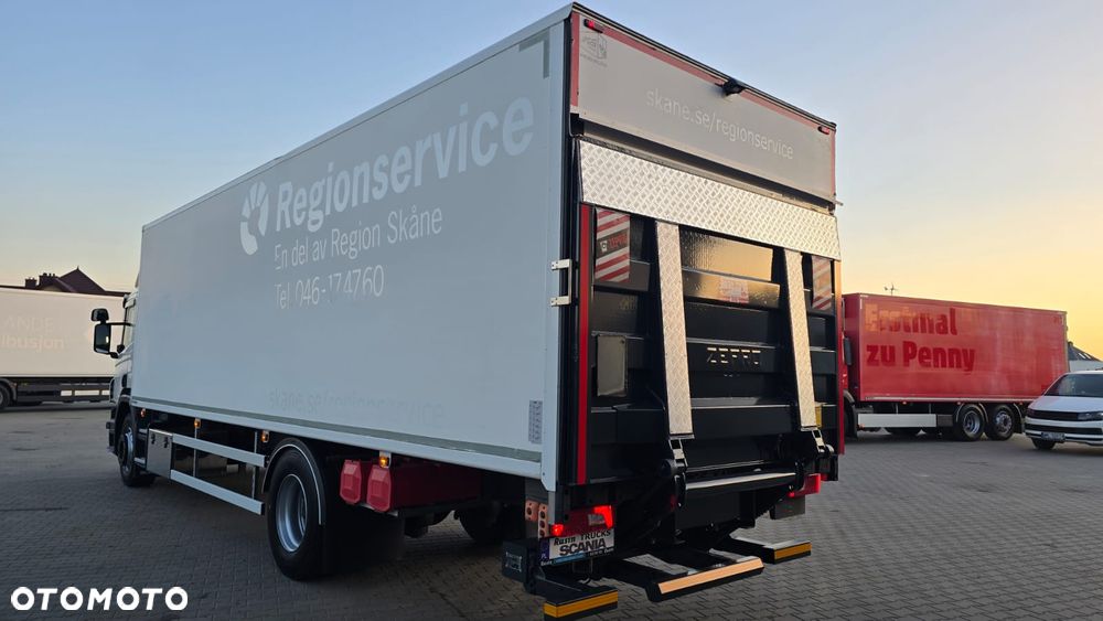 Scania P320 Euro 6 21 palet kontener super stan niski przebieg! kurierka rama do zabudowy laweta - 2
