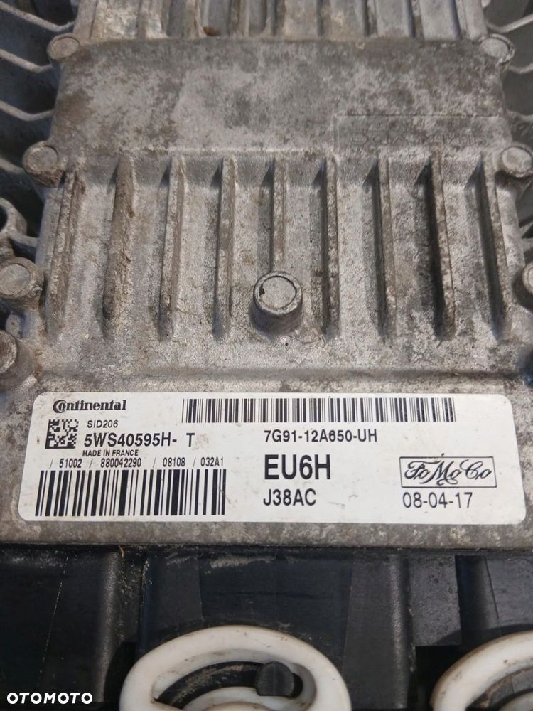 komputer silnika ford mondeo mk4 2.0 tdci 7g91-12a650-uh 5ws40595h-t - 3