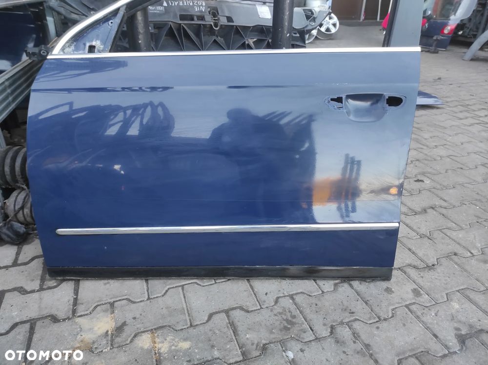 VW PASSAT B6 LA5E NIEBIESKIE DRZWI PRZÓD LEWY PRZEDNIE LEWE WYSYŁKA !!!!!! - 2