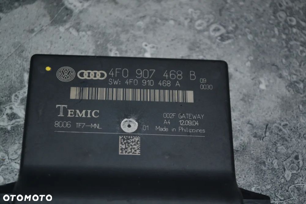 AUDI A6 C6 MODUŁ GATEWAY 4F0907468B 4F0910468A - 2