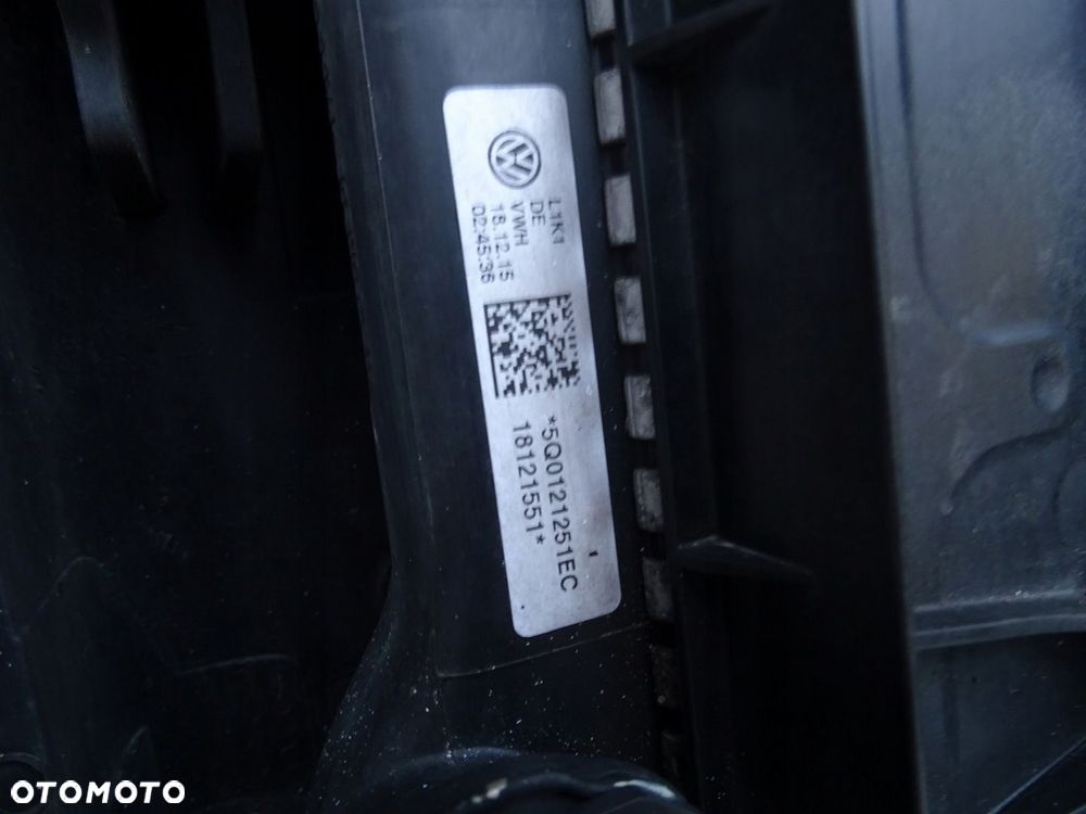 PAS PRZEDNI KOMPLETNY CHŁODNICE BELKA 1.6 TDI CXX SKODA OCTAVIA III 5E0 - 12