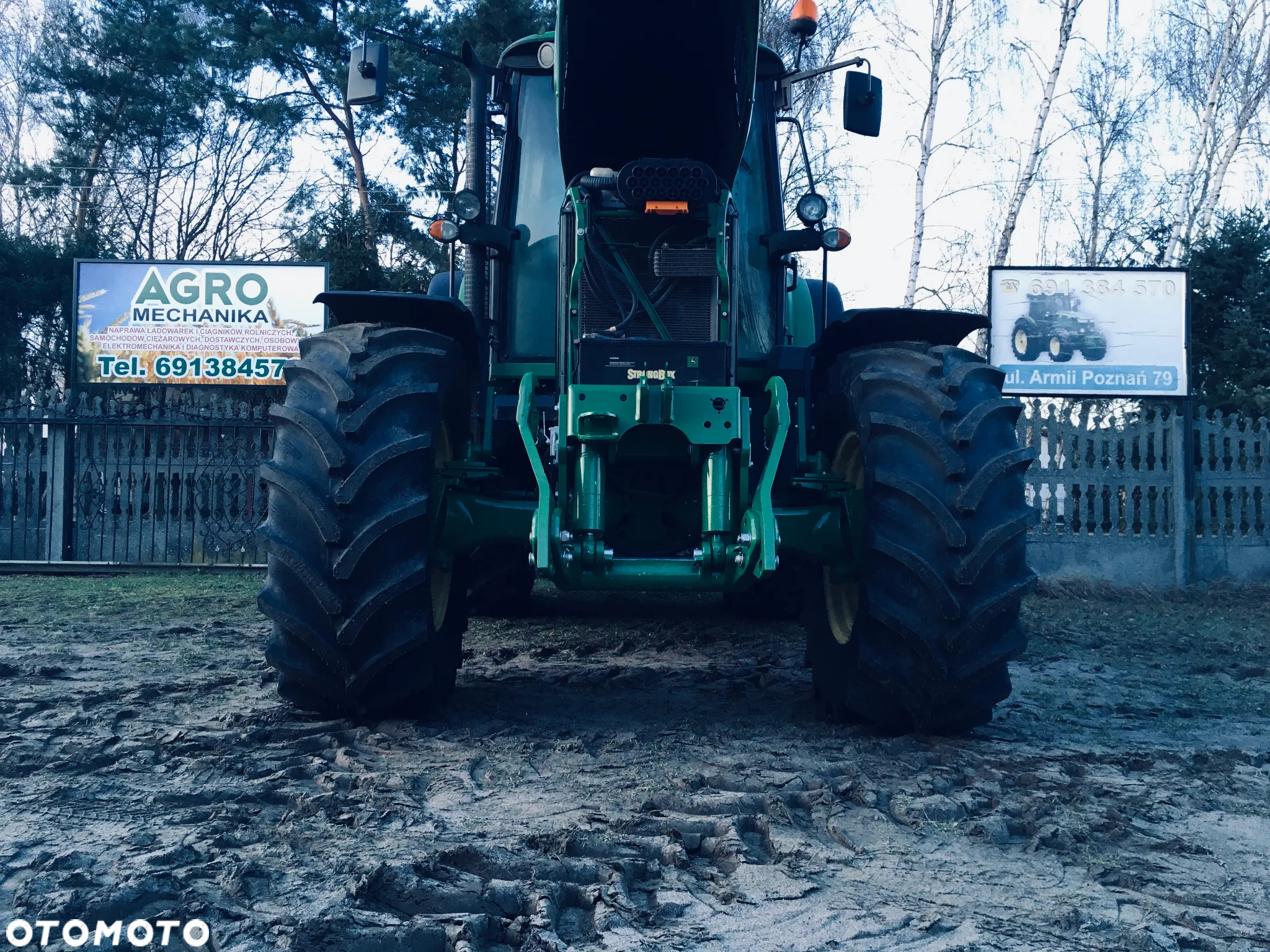 John Deere 7430 Premium Nowe opony Pneumatyka Video - 17