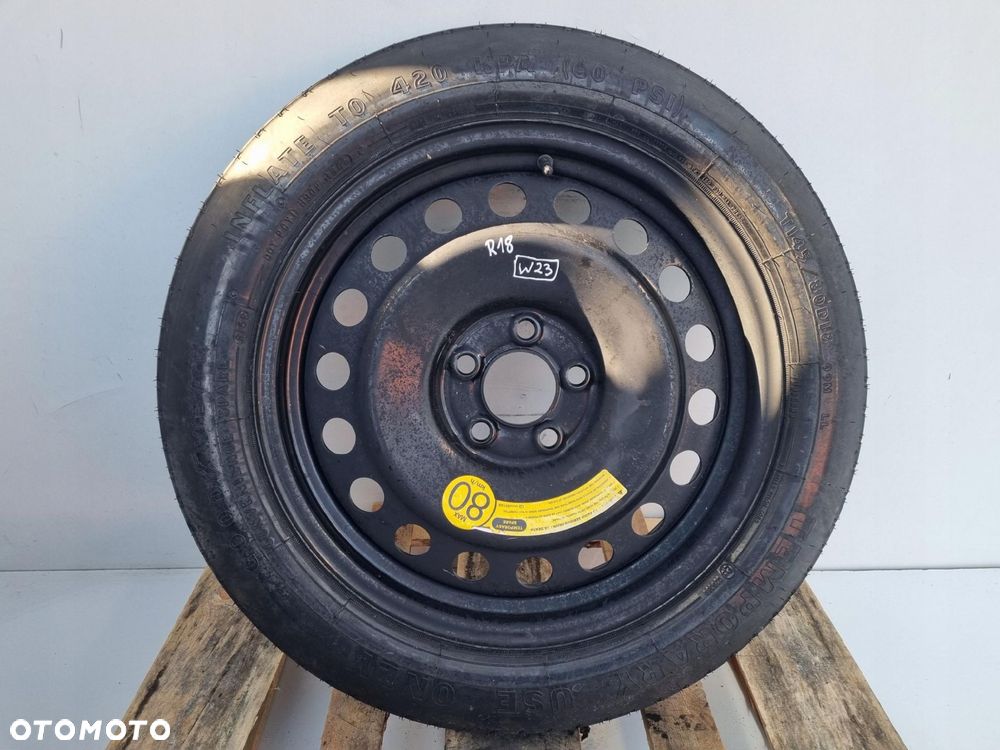 KOŁO DOJAZDOWE Chrysler 300C _ dojazdówka 145/80 R18 5x115 T18X4T zapas - 1