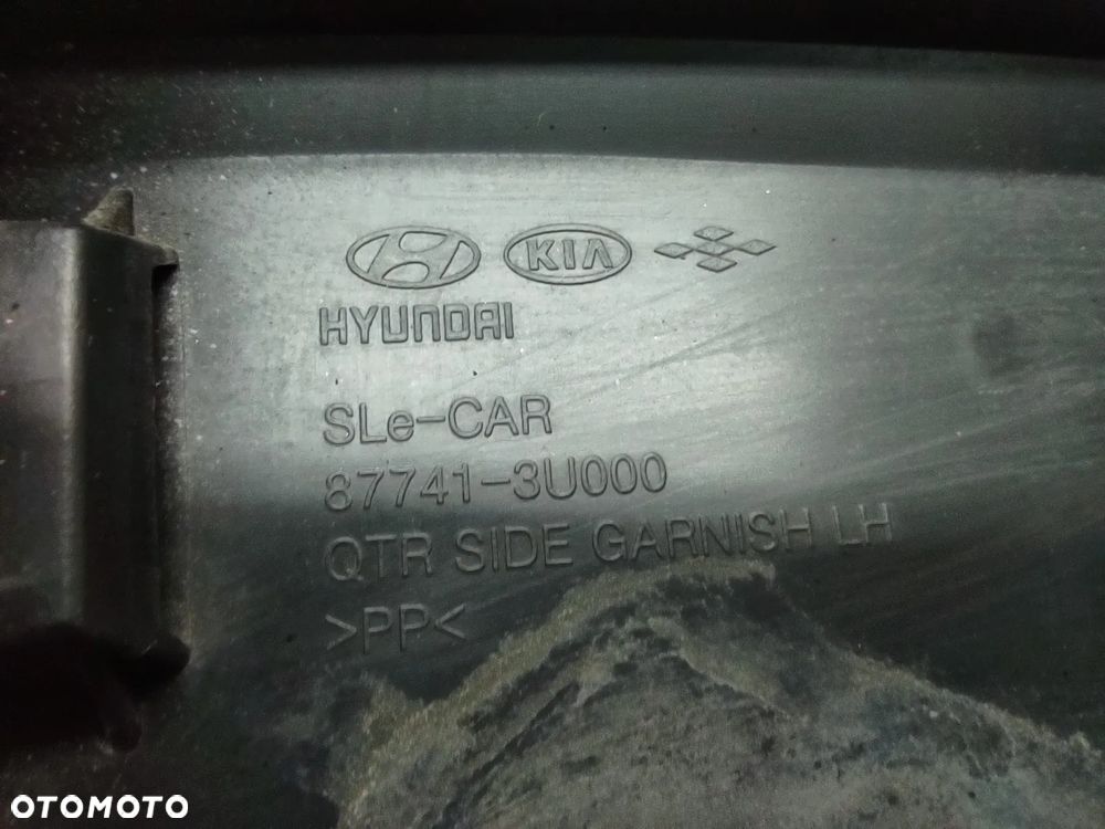 LISTWA BŁOTNIKA 87741-3U000 KIA SPORTAGE III 2010-2015r. LEWA TYLNA ORYGINAŁ - 7