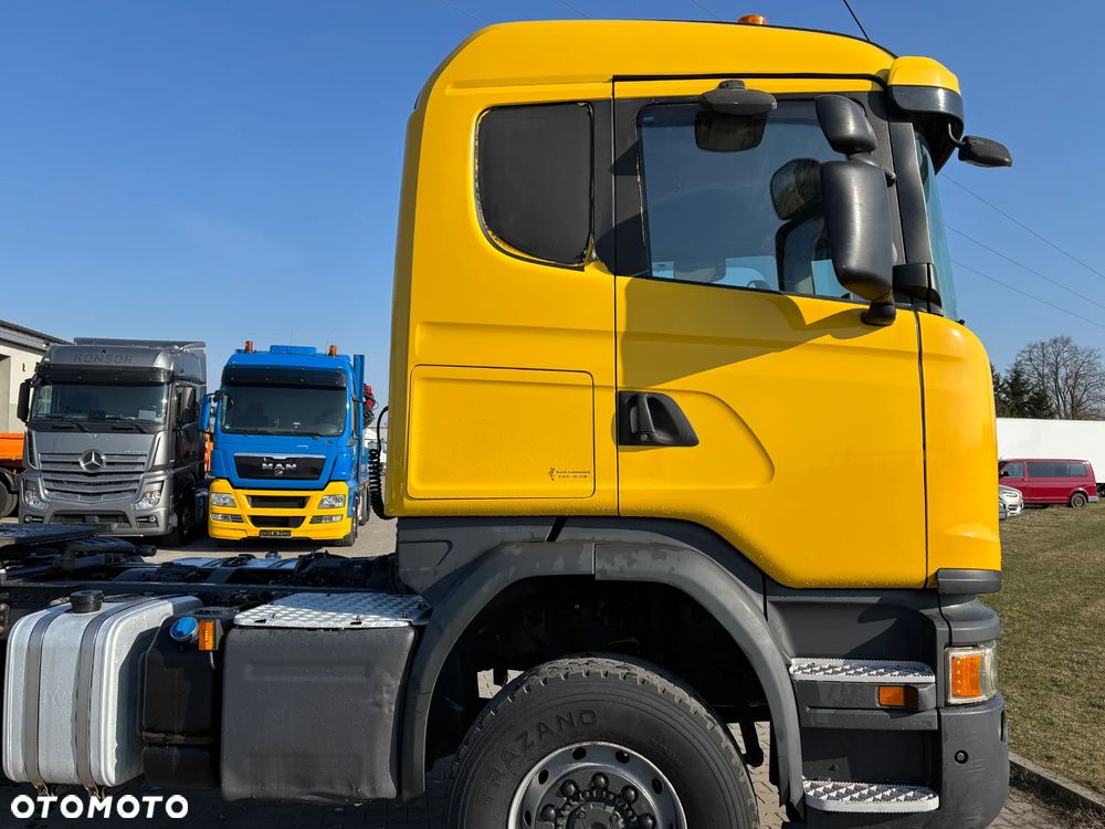 Scania Scania G490  4x4 stały napęd na wał, EURO 6, skrzynia redukcyjna , biegi terenowe , hydraulika do wywrotu, z Niemiec (G410 , G450) - 11