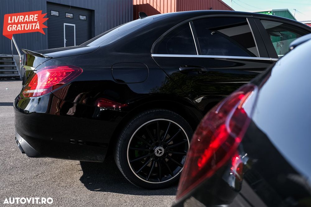 Eleron Portbagaj Mercedes C-Class W205 (2014-2020) Design Negru Lucios- livrare gratuita - 12