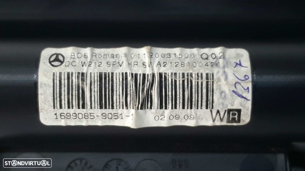 CORTINA TRASEIRA MERCEDES CLASE E (W212) LIM. 350 CDI BLUEEFFICIENCY (212.025) - 3