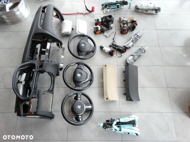 BMW X3 F25  X4 F26 Euro USA Org Konsola Deska Kokpit Airbag Poduszka Poduszki Kurtyna Kutyny Pasy Napinacz Napinacze Klema Oryginał Nieregenerowane - 2