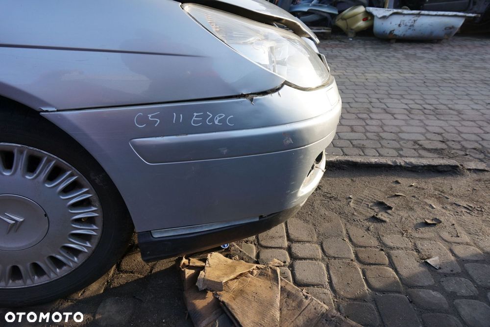 MASKA ZDERZAK BŁOTNIKI LAMPY C5 II LIFT EZRC  CITROEN 2004-2007 SREBRNY PRZÓD KOMPLETNY - 11