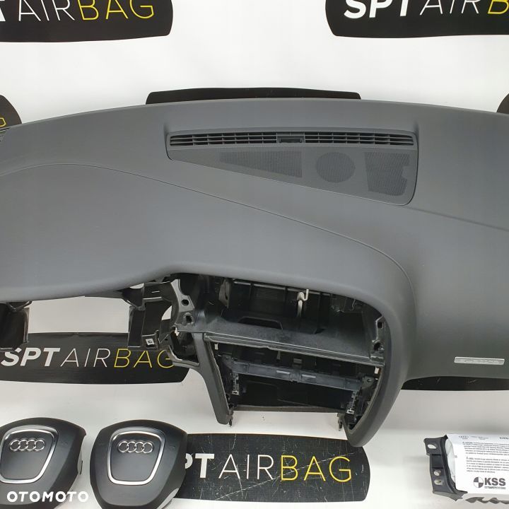 AUDI A5 DESKA ROZDZIELCZA KONSOLA KOKPIT PULPIT PODUSZKI AIRBAG AIR BAG PASY KURTYNY KIT SET - 3