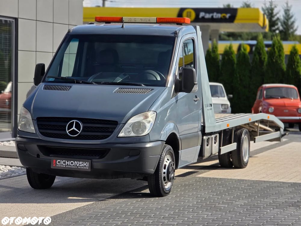 Mercedes-Benz Mercedes-Benz SPRINTER 515 CDi Autolaweta Holownik Pomoc Drogowa Na Bliźniaku Długi Najazd Auto Serwisowane z Polskiego Salonu Wyjątkowo ładny i Zadbany Samochód - 28