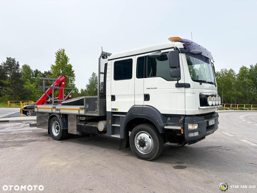 MAN TGM 13.290 4x4 BI FASSI F40B22 Żuraw Wciągarka DOKA - 4