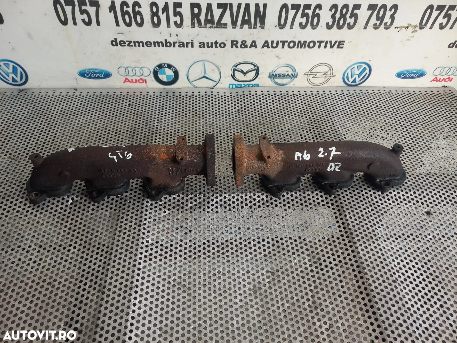 Galerie Evacuare Stanga Dreapta Audi A6 4F C6 A5 A4 B7 Q7 A8 D3 Vw Phaeton 2.7 Tdi 3.0 Tdi Euro 4 A - 2