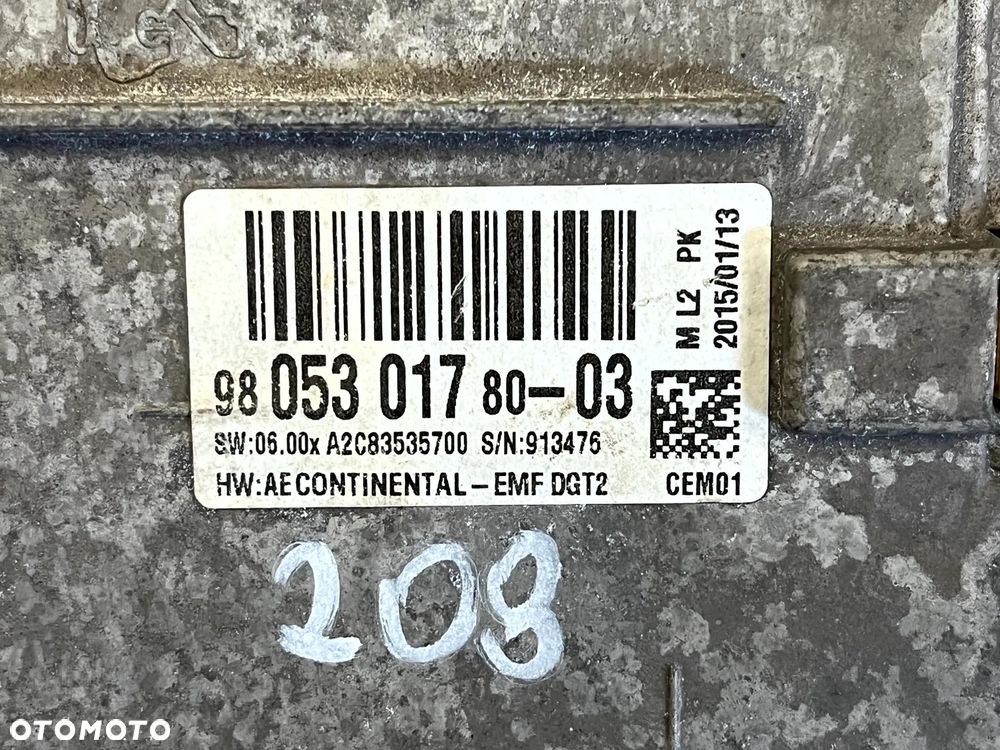 PEUGEOT 208 EKRAN NAWIGACJI WYŚWIETLACZ NAVI 9805301780 - 5