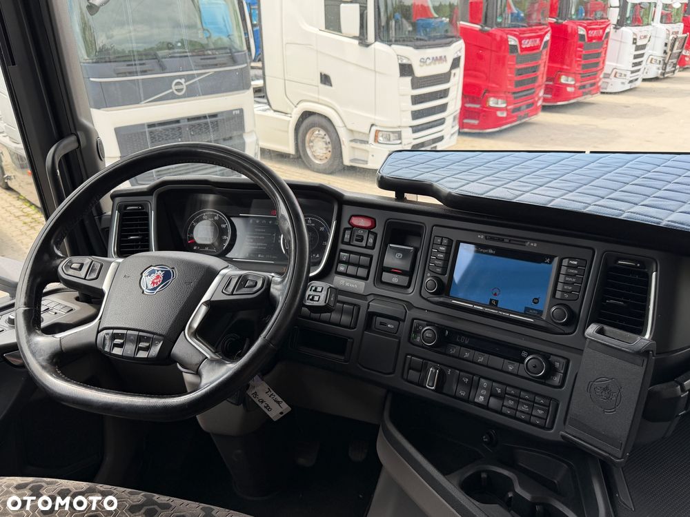 Scania Low deck mega r450 z Niemiec alcoa full led dwa duże zbiorniki navi klima postojowa nowe Tacho - 32