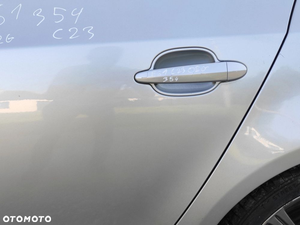 DRZWI LEWY TYŁ TYLNE BMW E61 354 TITANSILBER ORG LAKIER - 7