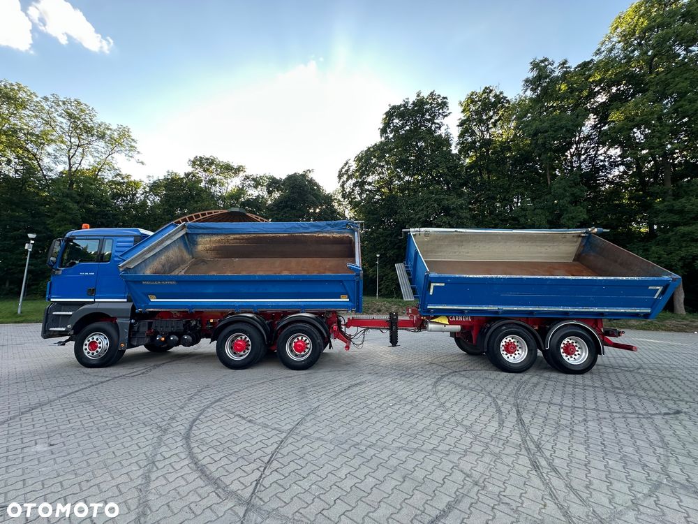 MAN TGS 460 6x4 Resor 400tkm + CARNEHL wywrot 3 strony z Niemiec - 11