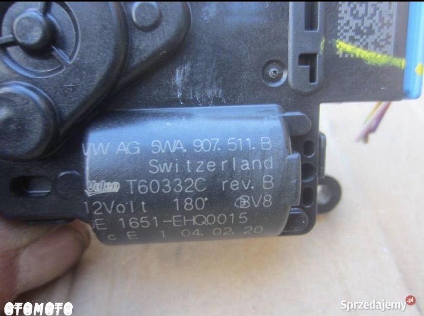 5WA907511B silniczek nagrzewnicy vw t-roc 2020 - 3