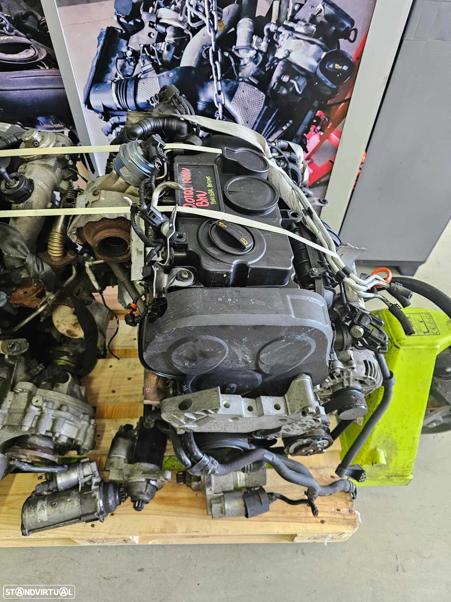 Motor Seat Leon 2.0 TDI 2007 de 170cv, ref BMN - 3