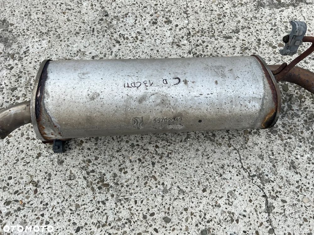 Tłumik tylny, wydech Opel Corsa D 13 CDTi - 2