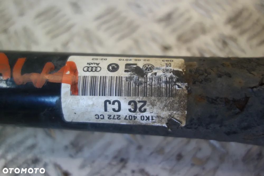 PÓŁOŚ PRAWA VOLKSWAGEN GOLF VI 1K0407272CC - 2