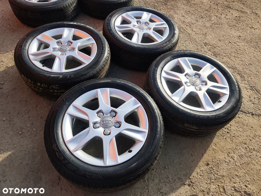 5x112 Alufelgi Felgi Aluminiowe Oryginalne 16 Koła Letnie Lato AUDI A3 8P 8P0 A4 B5 B6 A6 C5 VW SEAT SKODA 6,5mm 22r. Legnica ALU-RAD 205/55 - 3