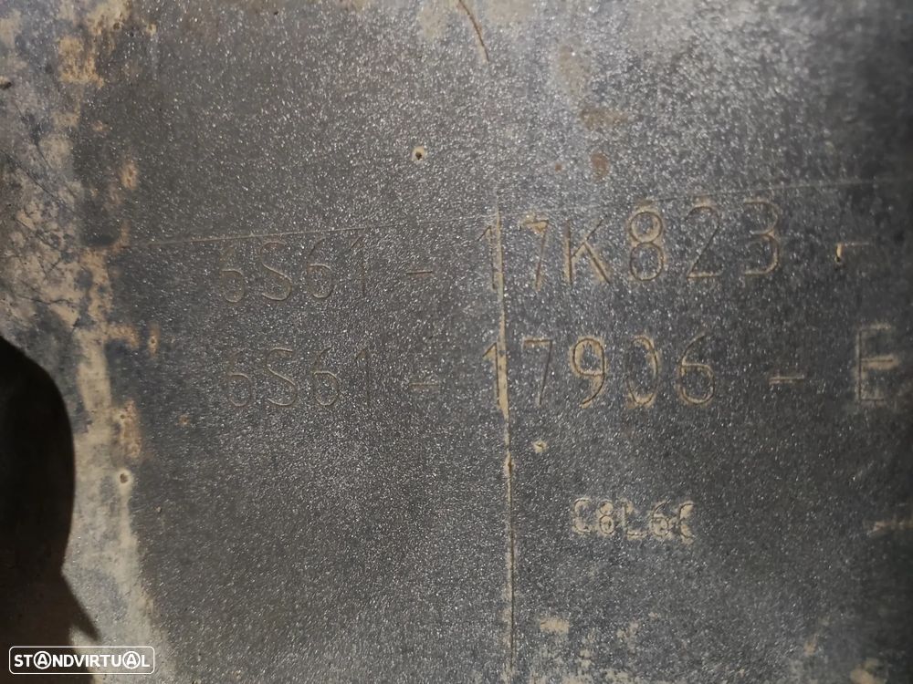 PARACHOQUES TRASEIRO TRÁS ORIGINAL FORD FIESTA 5 V MK5 FACELIFT 6S6117K823 PARA-CHOQUES PARA CHOQUES - 7