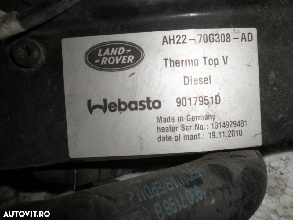 Webasto Range Rover Sport L320 , Land Rover Discovery 4 ah2270g308 - 3