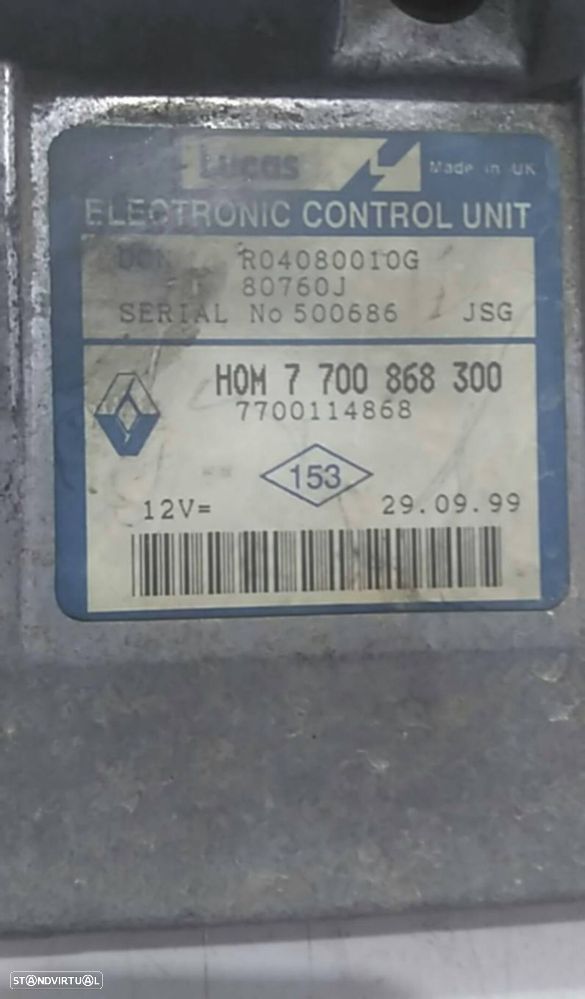 Centralina Motor Renault Kangoo (Kc0/1_) - 1