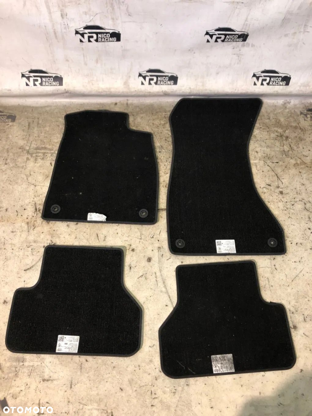 DYWANIKI WELUROWE AUDI A4 B9 AVANT ORYGINALNE KOMPLET - 8
