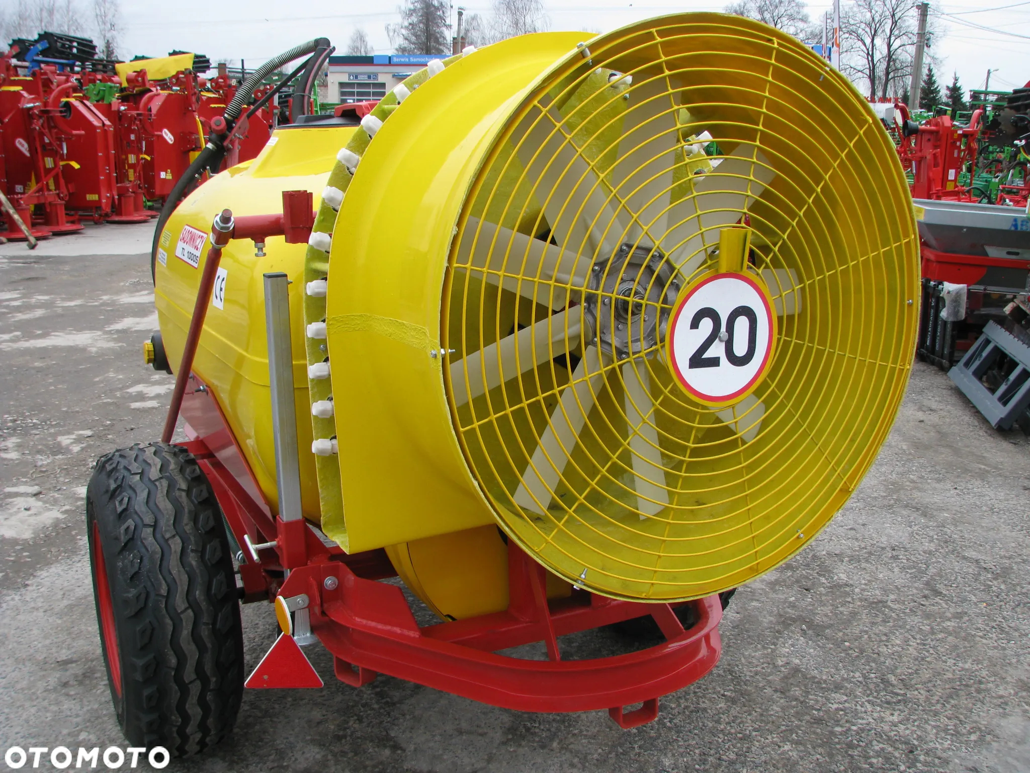 Inny Opryskiwacz sadowniczy zawieszany 400 Litrów TL400S TAD-LEN z przystawką wentylatorową 4028 - 15