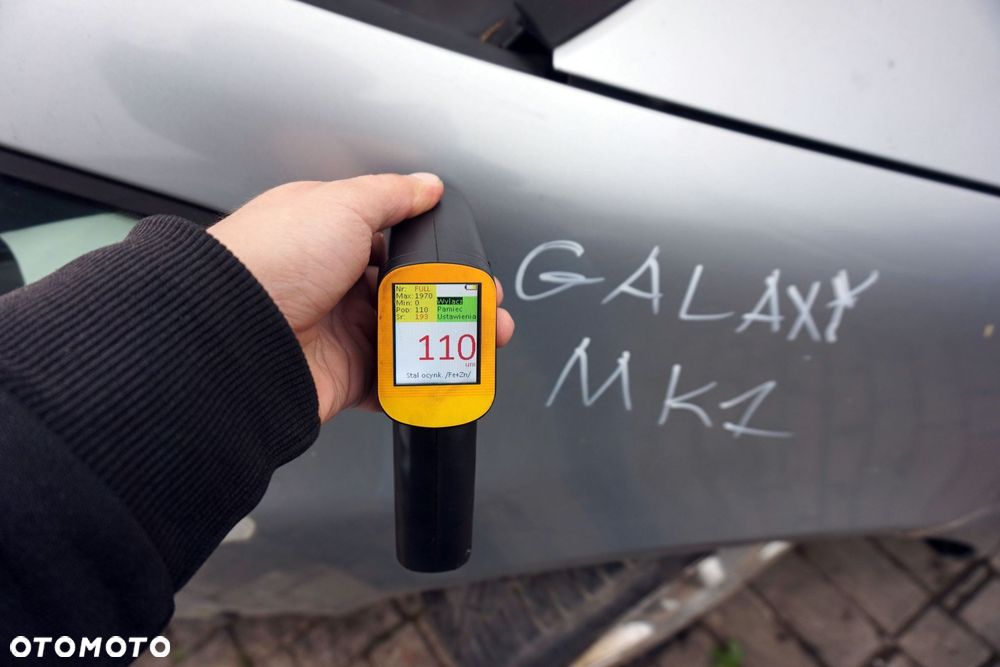 MASKA ZDERZAK BŁOTNIKI LAMPY GALAXY I MK1 LIFT  FORD 2000-2006 SREBRNY PRZÓD KOMPLETNY - 18