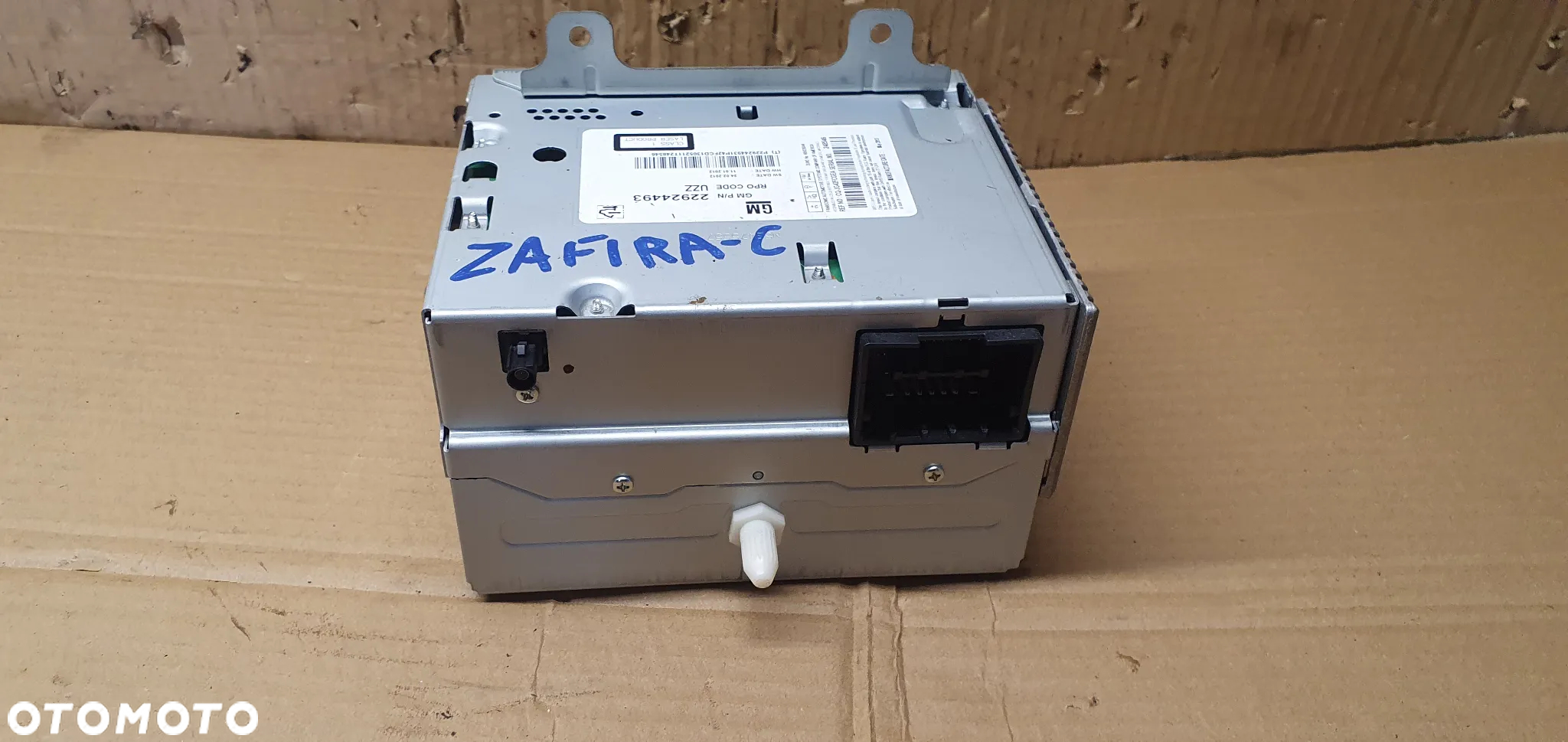 Radio radioodtwarzacz czytnik radia Opel Zafira C 22924493 - 4