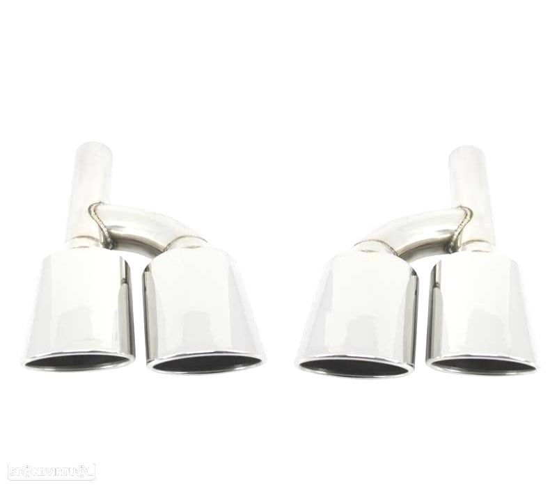 PONTEIRAS DE ESCAPE MERCEDES CLASE C W204 07-15 LOOK AMG 50X100 - 2