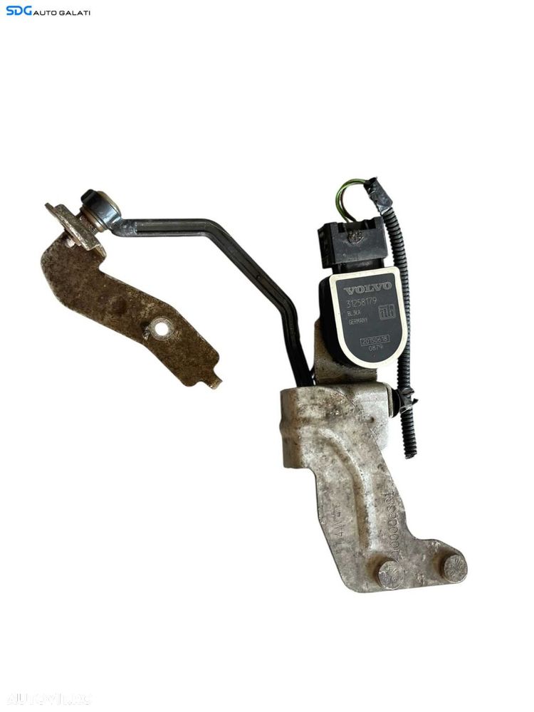 Senzor Pozitie Reglaj Far Faruri Dreapta Fata Complet cu Suport Tija Tije Volvo V60 2010 - 2018 Cod 31340262 31258179 [B4543] - 1