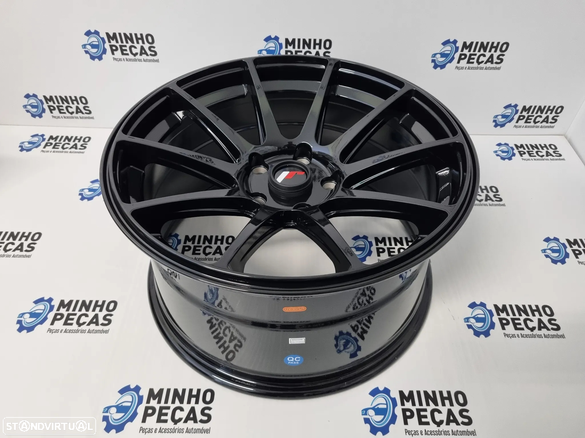 Jantes Japan Racing (JR11) em 18 Preto Brilho (5x120) - 7