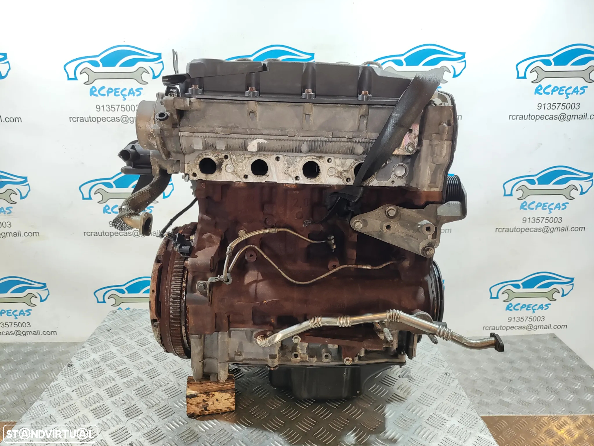 MOTOR COMPLETO 2.0 TDCI 16V 115CV D6BA FORD MONDEO III 3 MK3 MOTOR ARRANQUE ALTERNADOR BIMASSA COMPRESSOR AR CONDICIONADO BOMBA DIREÇÃO INJEÇÃO - 4