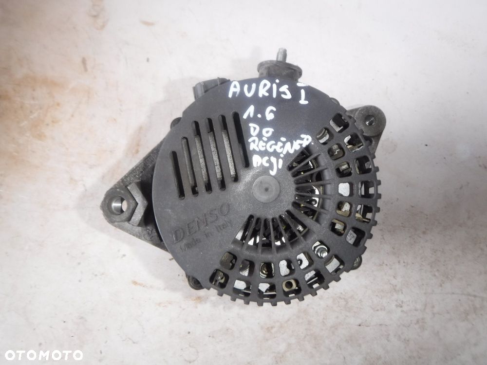 toyota auris 1,6 vvti alternator oryg - 4