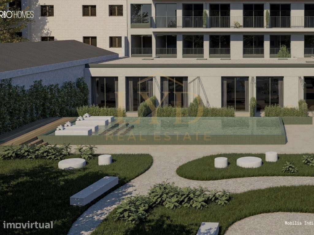 Apartamento T0 com Piscina, Jardim e Estacionamento na Rua Antero d... - Grande imagem: 4/14