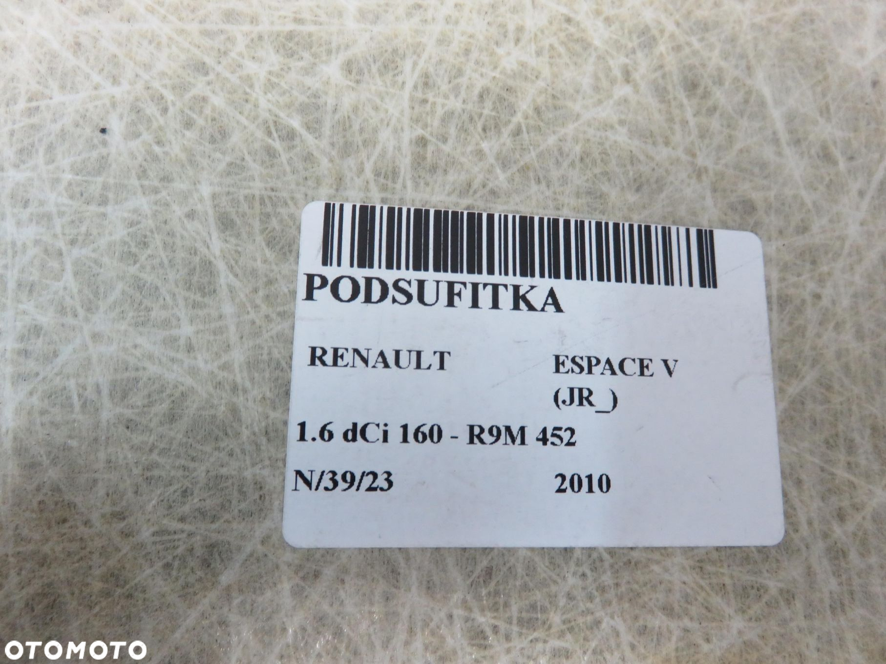 PODSUFITKA RENAULT ESPACE V - 14